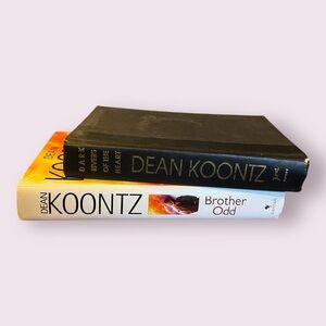 Dean Koontz - 2 Hardcover Novels; Brother Odd, Dark Rivers of the Heart